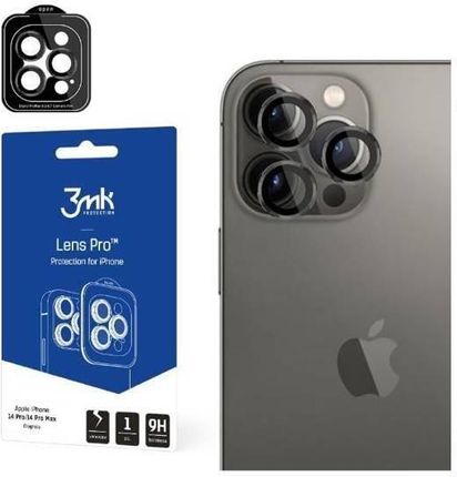 Szkło Hartowane Na Aparat iPhone 14 Pro / 14 Pro Max 3Mk Lens Protection Pro Srebrne