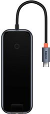 Hub 5W1 Baseus Acmejoy Series Usb-C Do 2Xusb 3.0 + Usb 2.0 + Usb-C Pd + Rj45 Szary