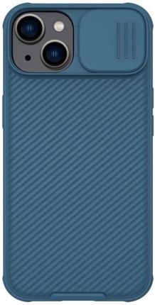 Nillkin Camshield Pro Magnetic Case Etui iPhone 14 Pokrowiec Osłona Na Aparat Kamerę Niebieski Z Magsafe