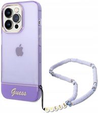 Oryginalne Etui Guess Translucent Pearl Strap Guhc