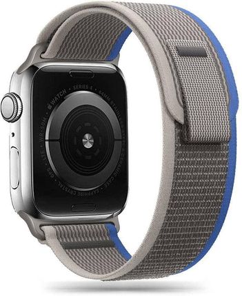 Pasek Do Apple Watch 4 / 5 / 6 / 7 / 8 / Se / Ultra 42 / 44 / 45 / 49 mm Tech-Protect Nylon Grey&Blue