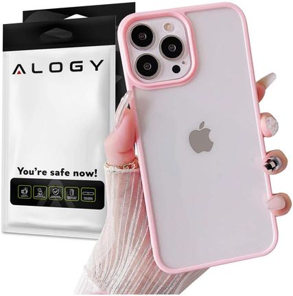 Etui Ochronne Obudowa Alogy Hybrid Candy Case Do Apple iPhone 13 Pro Różowo-Przezroczyste