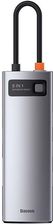 Hub 8W1 Baseus Metal Gleam Series, Usb-C Do 3X Usb 3.0 + Hdmi + Usb-C Pd + Ethernet Rj45 + Microsd/Sd