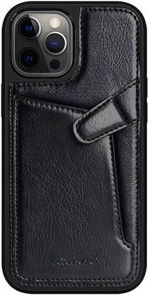 Etui Nillkin Aoge Leather Apple iPhone 12 Pro Max Czarny