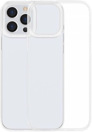 Przeźroczyste Etui Baseus Simple Case Do iPhone 13 Pro Max Biały