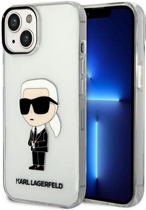 Karl Lagerfeld Iml Nft Ikonik - Etui iPhone 14 Plus Przezroczysty