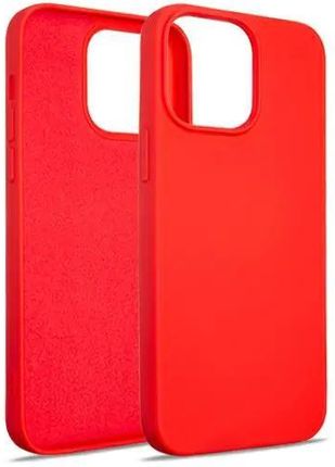 Beline Etui Silicone iPhone 14 Pro Max 6.7" Czerwony/Red