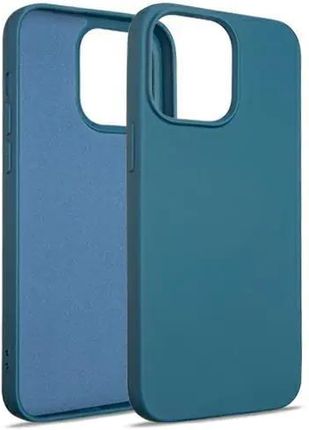 Beline Etui Silicone iPhone 14 Pro Max 6.7" Niebieski/Blue