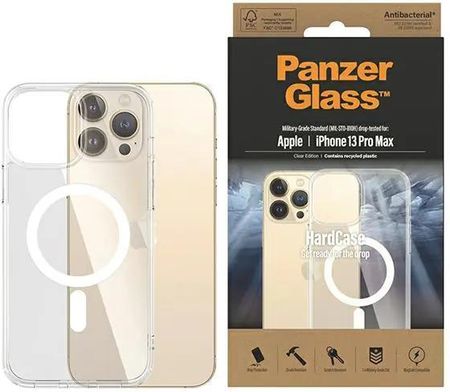 Panzerglass Hardcase iPhone 13 Pro Max 6,7" Magsafe Antibacterial Military Grade Transparent 0431