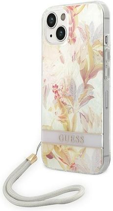 Guess Guohcp14Mhflsu iPhone 14 Plus 6,7" Fioletowy/Purple Hardcase Flower Strap