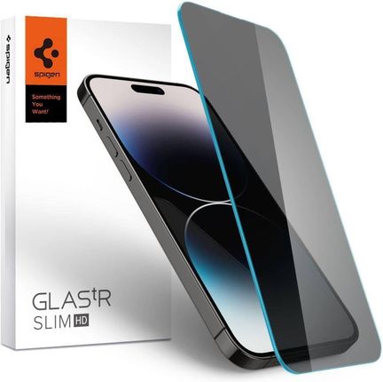 Szkło Hartowane iPhone 14 Pro Max Spigen Glas.Tr Slim Privacy