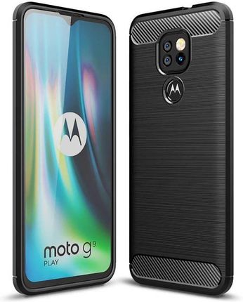 Etui Motorola Moto G9 Play / E7 Plus Tech-Protect Tpu Carbon Czarne