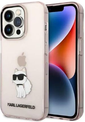 Karl Lagerfeld Klhcp14Xhnchtcp iPhone 14 Pro Max 6,7" Różowy/Pink Hardcase Ikonik Choupette