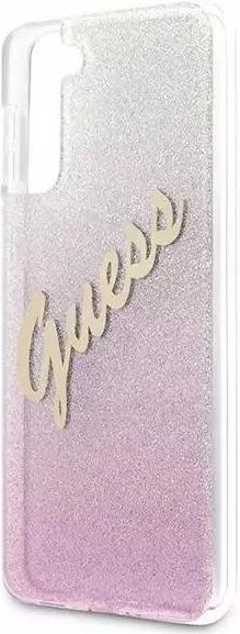 Custodia GUESS Per Samsung Galaxy S21+ (G996): Cover Rigida Modello GUHCS21MPCUMABK, Colore Nero, Design Elegante E Lavorazione Di Qualità