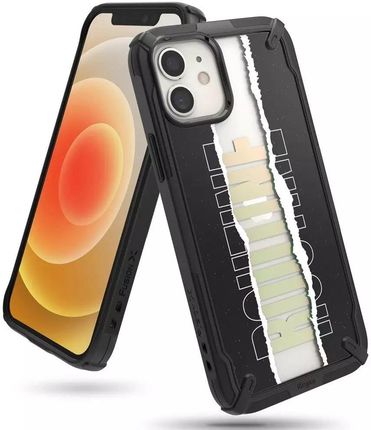 Ringke Fusion X Design Durable Pc Case With Tpu Bumper For iPhone 12 Mini Black Routine Xdap0020