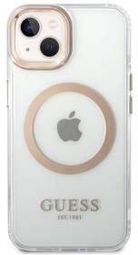 Obudowa Dla Telefonów Komórkowych Guess Translucent Magsafe Na Apple iPhone 14 Plus Guhmp14Mhtrmd Złoty