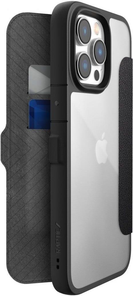 Raptic ETUI FOLIO URBAN – Custodia A Libro Per IPhone 13 Pro Max | Pelle, Portafoglio, Chiusura Magnetica