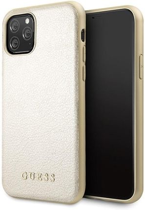 Guess Iridescent - Etui iPhone 11 Pro Gold Guhcn58Iglgo