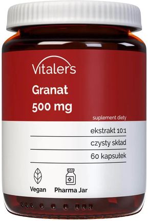 Vitaler'S Pomegranate Granat 500 Mg 60 Kaps