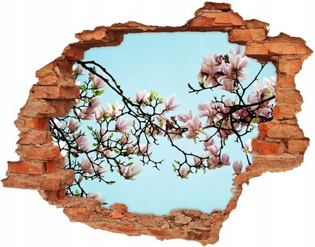 Dziura na ścianę ścienna 148x115 Kwiaty magnolii