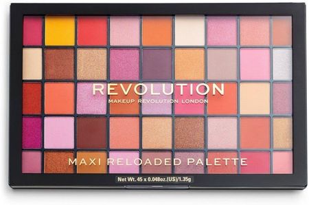 Make Up Revolution Makeup Revolution Maxi Reloaded Palette 45 Paleta Cieni Do Powiek Big Big Love 1Szt.