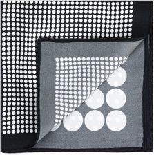 Zdjęcie Poszetka jedwabna we wzory - Konstancin-Jeziorna