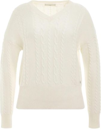 Damski Sweter Guess Carole VN LS Swtr W3Rr25Z2Bb0-G012 – Biały