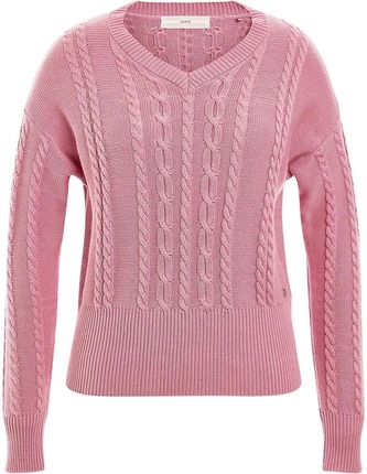 Damski Sweter Guess Carole VN LS Swtr W3Rr25Z2Bb0-G67G – Różowy
