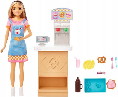 Barbie Skipper Pierwsza praca - Bar z przekąskami Zestaw do zabawy HKD79
