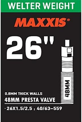Maxxis Dętka Rowerowa Czarna 26 X 1,50 2,50 40,48mm