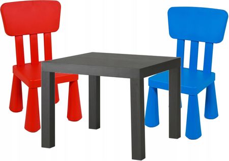 Ikea Zestaw Stolik Lack 2 X Krzesełko Mammut