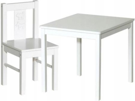 Ikea Zestaw Kritter Stolik +1 X Krzesełko, Biały