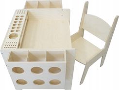 Zdjęcie Stolik Krzesełko Regulowana Wysokość Organizery - Sępopol