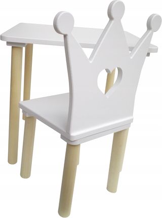 Stolik Z Dwoma Krzesełkami Dla Dzieci Korona