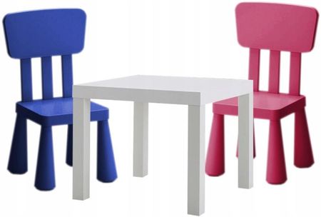 Stolik 2 Krzesełka Dla Dzieci Ikea Mammut Zestaw
