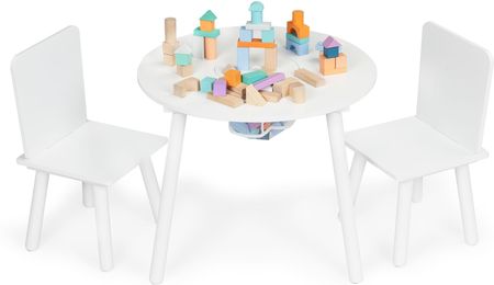Stół Stolik +2 Krzesła Meble Dla Dzieci Komplet Ecotoys