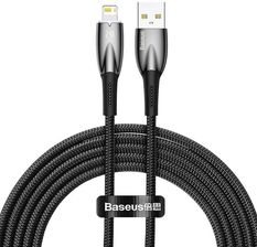 Baseus Usb Do Lightning Glimmer, 2.4A, 2M Czarny (6932172617936)