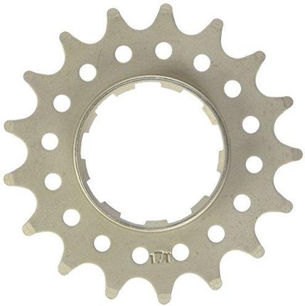 Point Zębnik Single Speed Grubość Pierścienia Dystansowego 1,8 Mm Stal Cr Mo Srebrny 17 Zębów 02021701