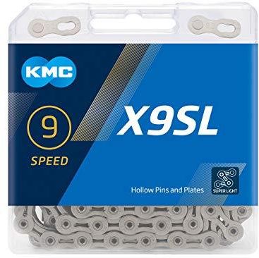 Kmc X9Sl Silver X9 Sl Łańcuszek 9 Rzędowy 1 2 X 11 128 114 Ogniw Srebrny