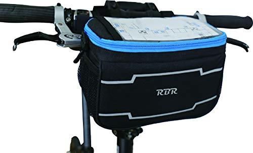 RBR BGF200 Borsa Anteriore Da Manubrio Bici - 5L, Impermeabile, Universale, Con Tracolla