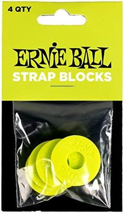 Ernie Ball Strap Blocks 4pk - Green
