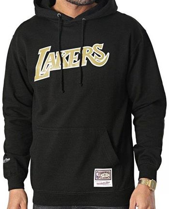 Mitchell &amp; Ness bluza Gold Team Logo Hoody Los Angeles Lakers HDSSINTL1054-LALBLCK