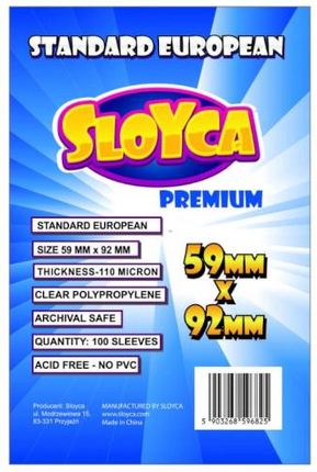Sloyca koszulki Standard European Premium 59x92mm (100szt)