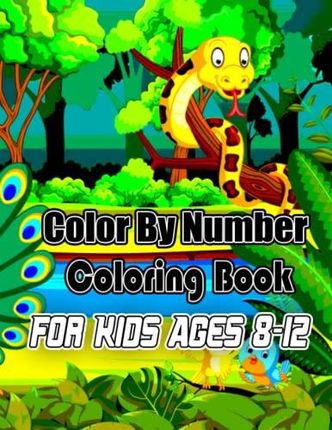 Color by Number for kids ages 8-12: Flower color by number