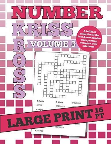 Large Print Number Kriss Kross Volume 3 - Literatura obcojęzyczna ...
