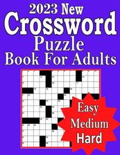 2023 New Easy Medium Hard Crossword Puzzle Books For Adults ...