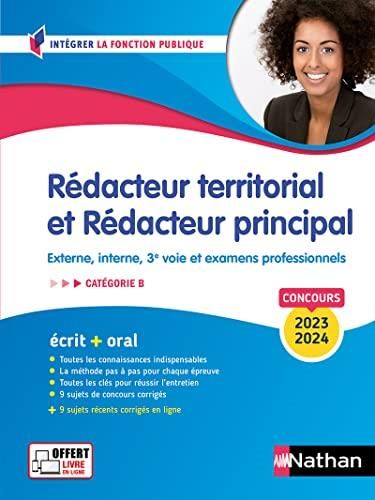 Concours Rédacteur Territorial Et Rédacteur Principal Catégorie B ...