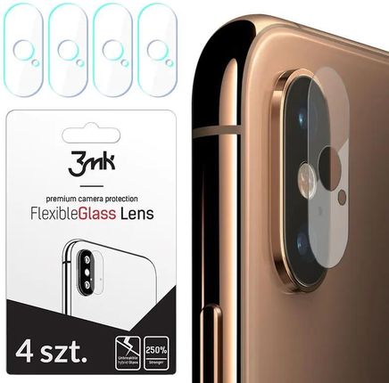 3Mk Lens Protect Iphone Xs Szkło Hybrydowe Na Obiektyw Aparatu 4Szt