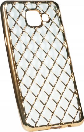 Etui Do Samsung Galaxy A5 2016 Case Grid Złote