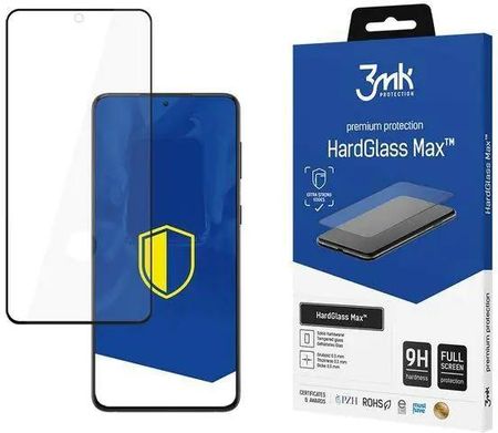 3Mk Hardglass Max Fp Sam G998 S21 Ultra Czarny/Black, Fullscreen Glass